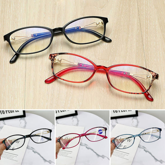 Anti-Blaulicht-Brille für Menschen mittleren und höheren Alters