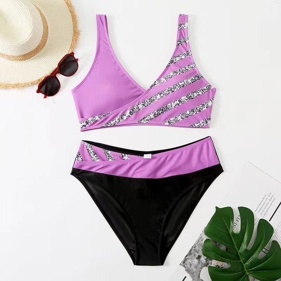 Neuer Bikini mit Split-Print