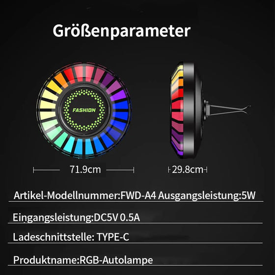 Fahrzeug-Rhythmus-Duftlampe