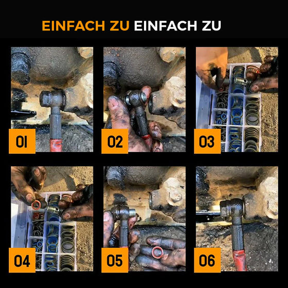 100 Stück / 245 Stück sortierter Dichtungssatz