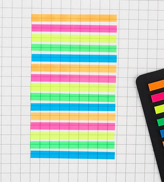 Fluoreszierende Klebezettel