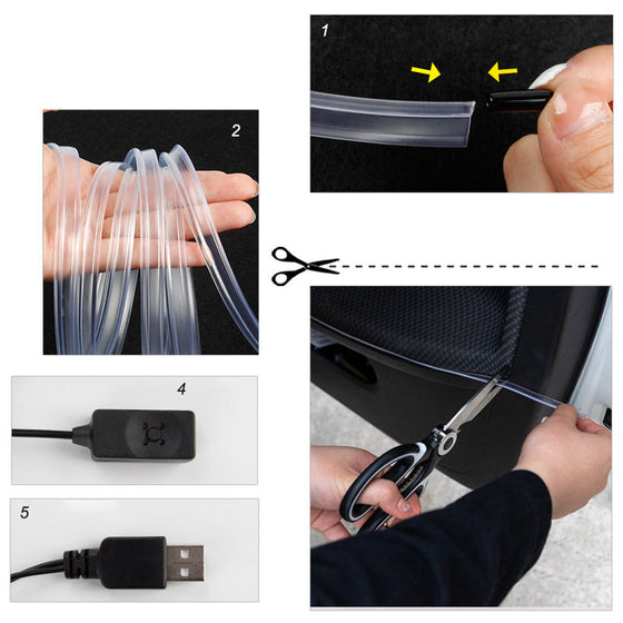 Faseroptische RGB-Autoscheinwerfer