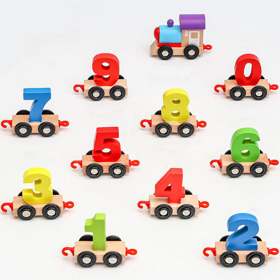 💥Digitales Zugspielzeug aus Holz