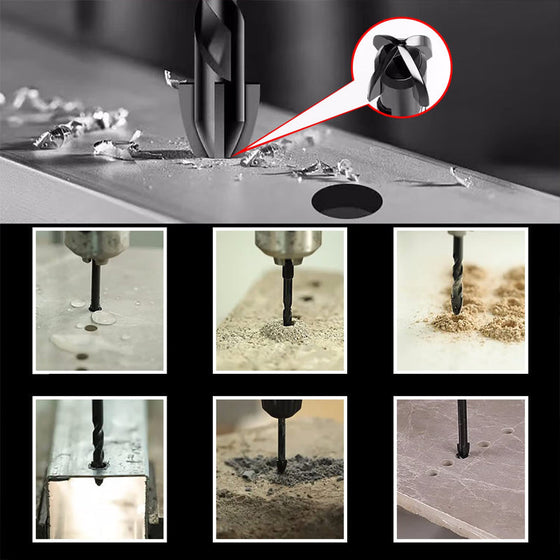 Exzenterbohrer mit schrägem Kopf und hoher Härte