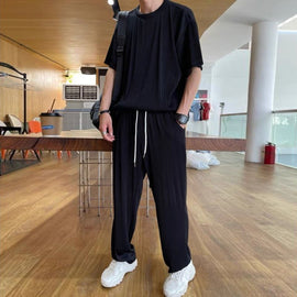 Lässiges 2-teiliges Set Aus Eisseide Für Herren