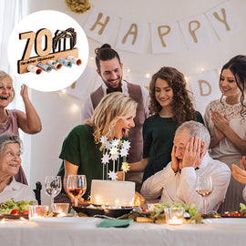 Geburtstagsgeschenk Geldscheinklammer aus Holz