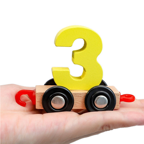 💥Digitales Zugspielzeug aus Holz