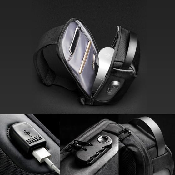 USB-Brusttasche Für Herren