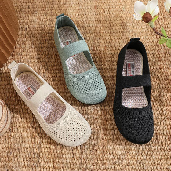 Atmungsaktive, rutschfeste Stoffschuhe für Damen