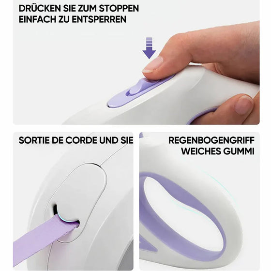 Touch-Aktivierte Automatische Einziehbare Hundeleine
