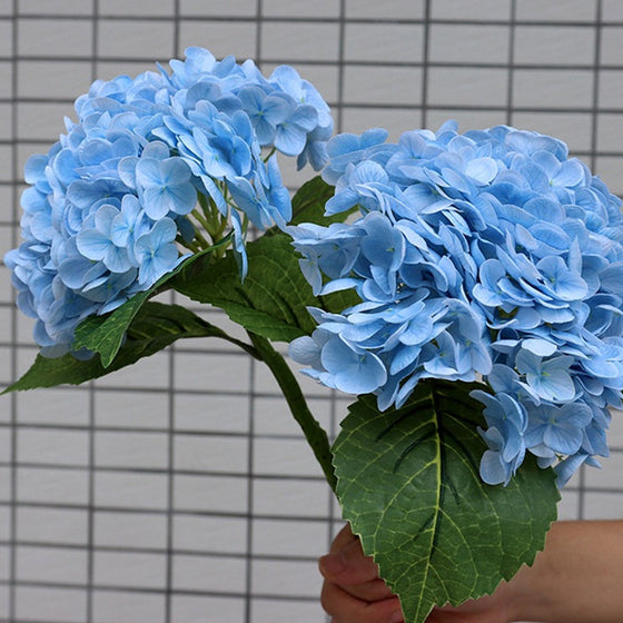 Künstliche Hortensienblumen im Freien💐