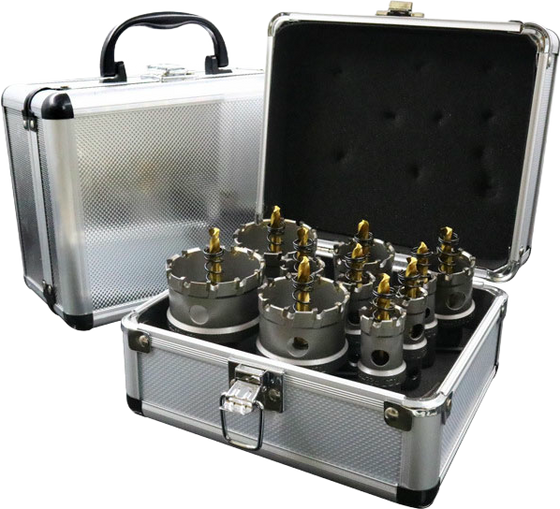 Hartmetall-Edelstahl Lochsägen-Set