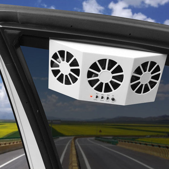 Solarbetriebener Fahrzeugabluftventilator
