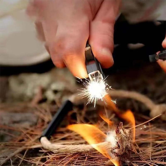 Multifunktionales Überlebensarmband aus Paracord