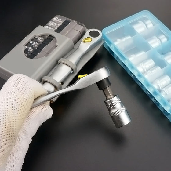 Mini-Schraubendreher-Kombiset positiv und negativ