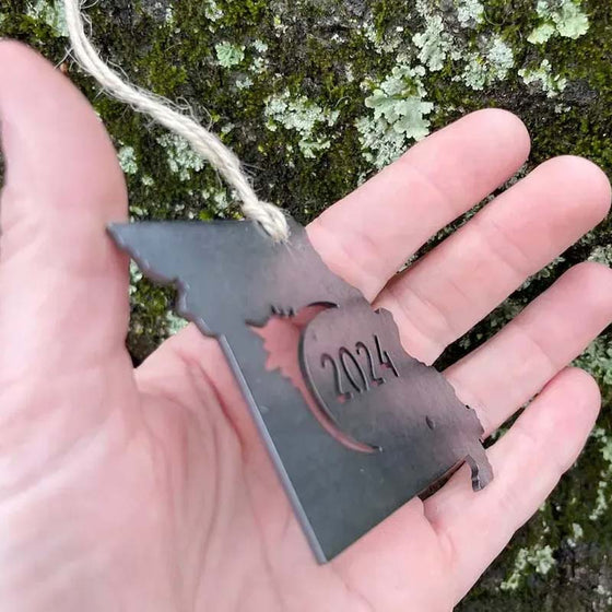 2024 Gedenkmetall-Ornament