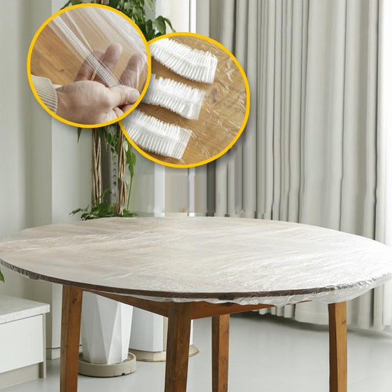 Selbstschließende runde Einwegtischdecken für Camping & Feste