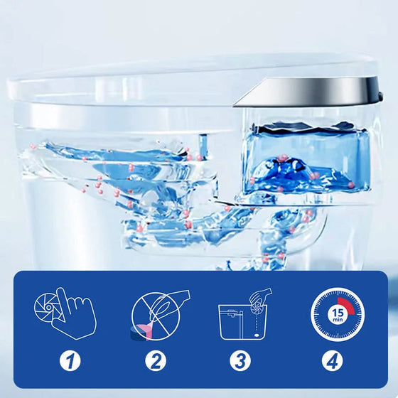 Leistungsstarker Toilettenreinigungsblock