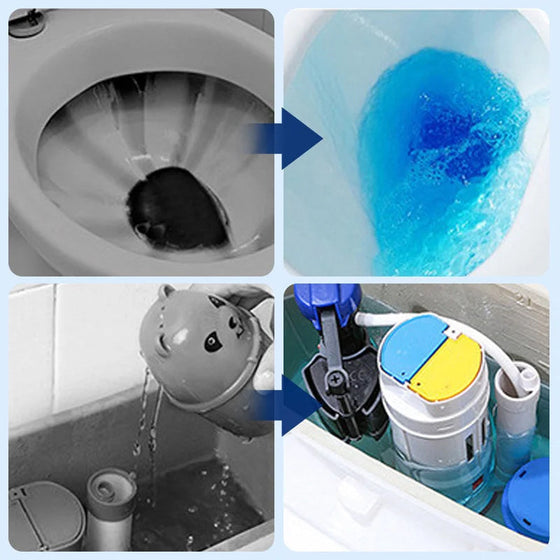 Leistungsstarker Toilettenreinigungsblock