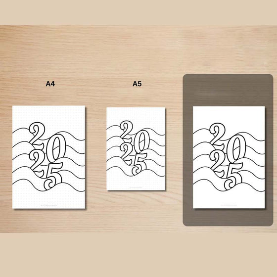 2025 JOURNAL BUNDLE - DRUCKBARE Journal-Seiten