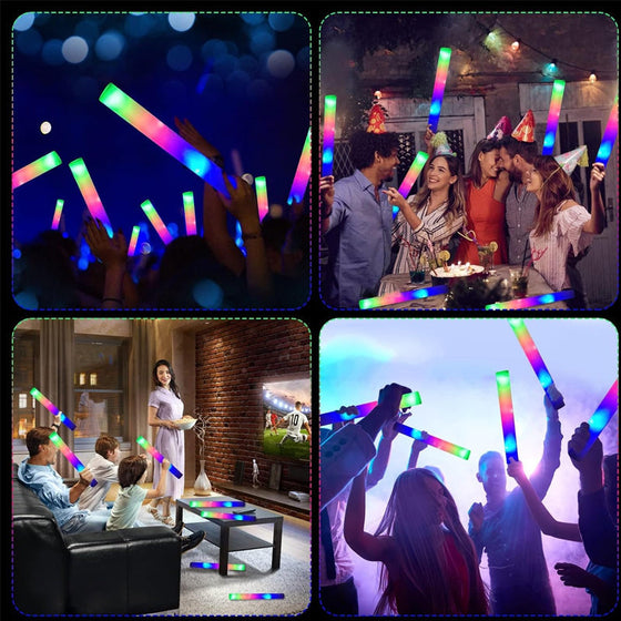 Bunter leuchtender LED-Schwamm-Fluoreszenzstab