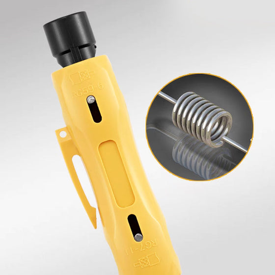 Abisolierzange für Koaxialkabel