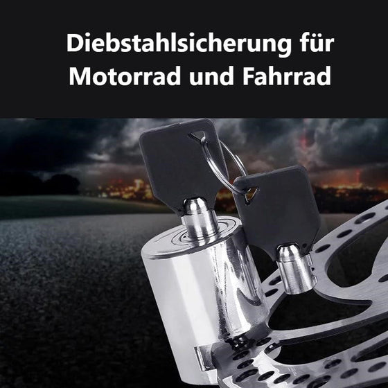 Diebstahlsicherung für Motorrad und Fahrrad