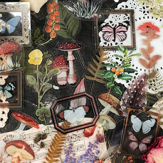 PET-Aufkleber-Set der Memory Garden-Serie