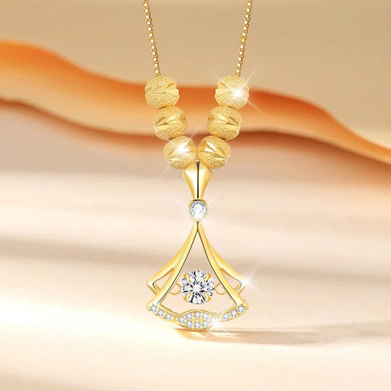 Schicke Ginkgoblatt-Halskette