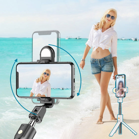 Selfie-Stick mit Bluetooth-Fernbedienung