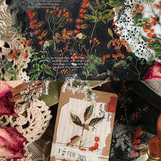 PET-Aufkleber-Set der Memory Garden-Serie