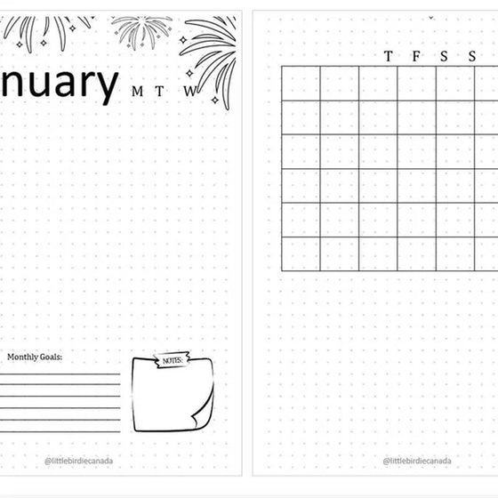 2025 JOURNAL BUNDLE - DRUCKBARE Journal-Seiten