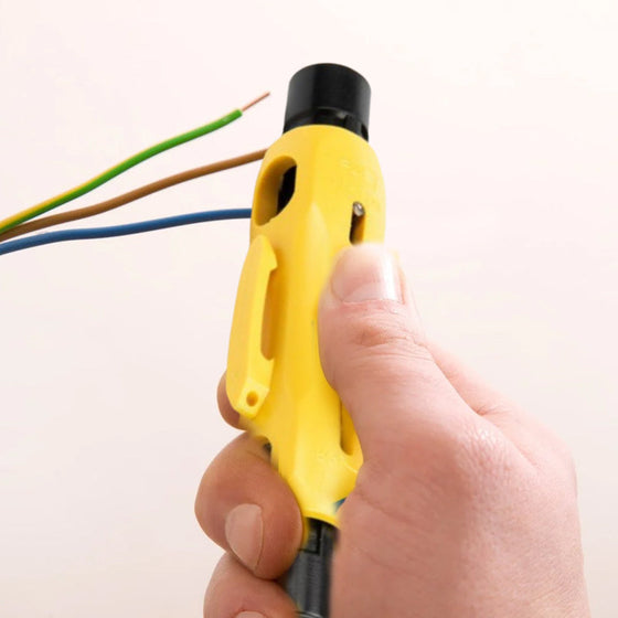 Abisolierzange für Koaxialkabel