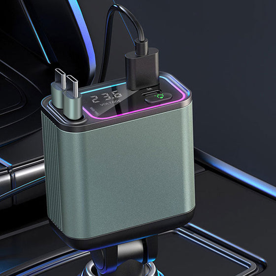 Einziehbares Auto-Schnellladegerät