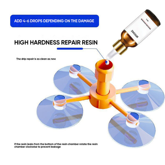 Autoglas-Reparaturflüssigkeit