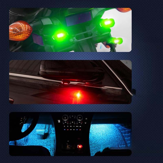 Bunte Auto LED Lichter Kit Sommer LED Lichter für Auto