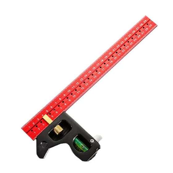 Kombinationswinkel Lineal 45-90 Grad Markierung