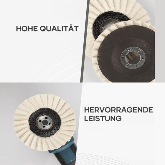 Wollfilz-Lamellenpolierscheibe