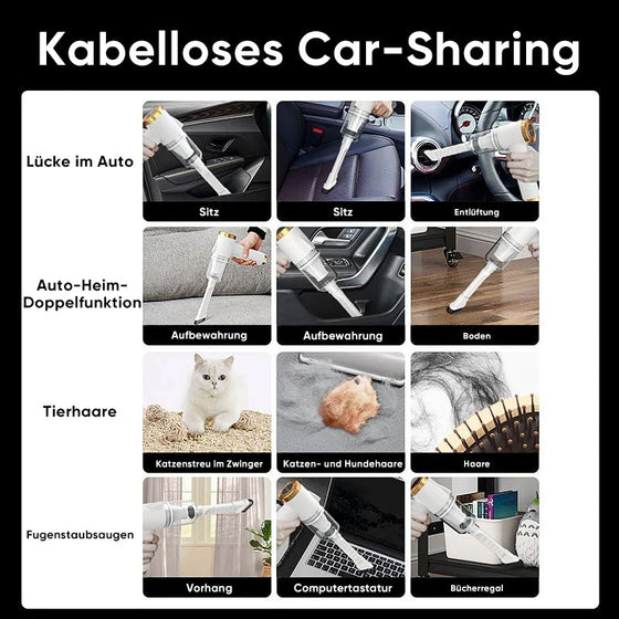 Drei-in-Eins-Autostaubsauger