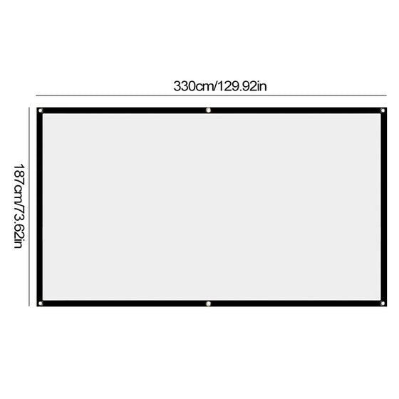 🌈Tragbare riesige Kinoleinwand für den Außenbereich