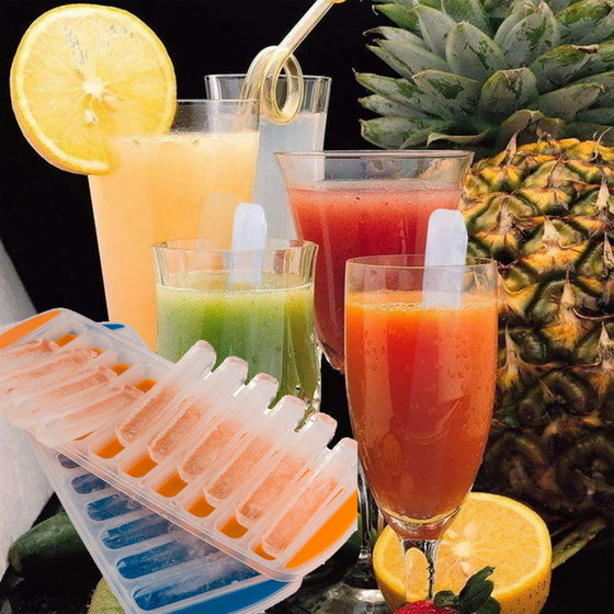 Langer zylindrischer Eiskasten