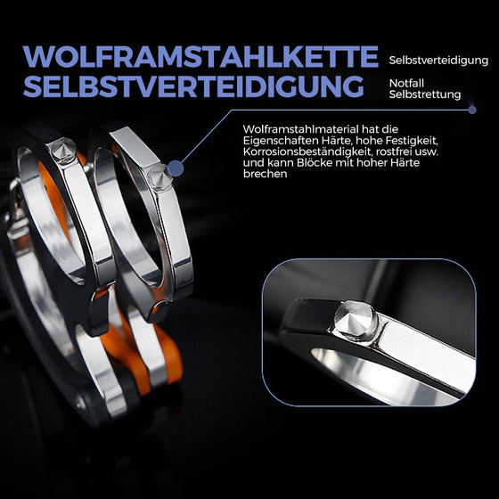 Einzelner Fingerring Schlüsselanhänger