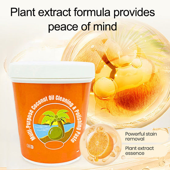 Multifunktionale Kokosöl-Reinigungs- & Polierpaste