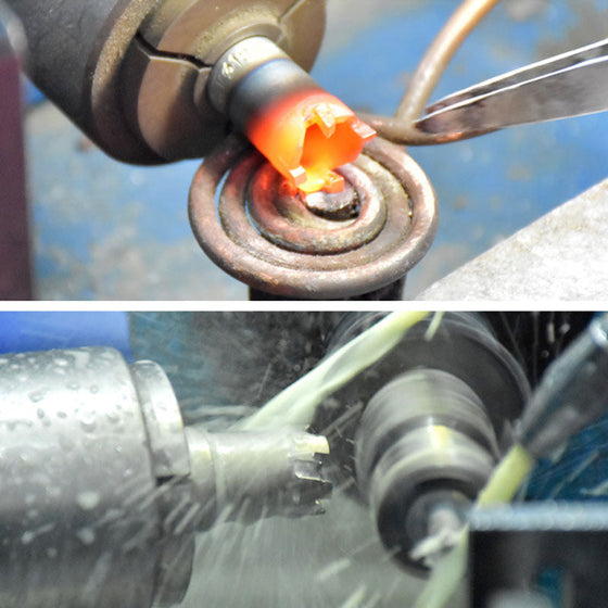 Hartmetall-Edelstahl Lochsägen-Set