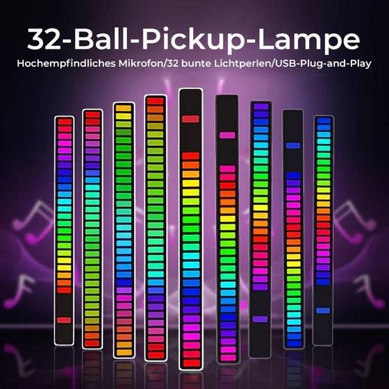 Kabellose Soundaktivierte RGB-Lichtleiste