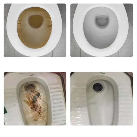 Kraftvoller Vergilbungs- und Kalkentferner für die Toilettenschüssel