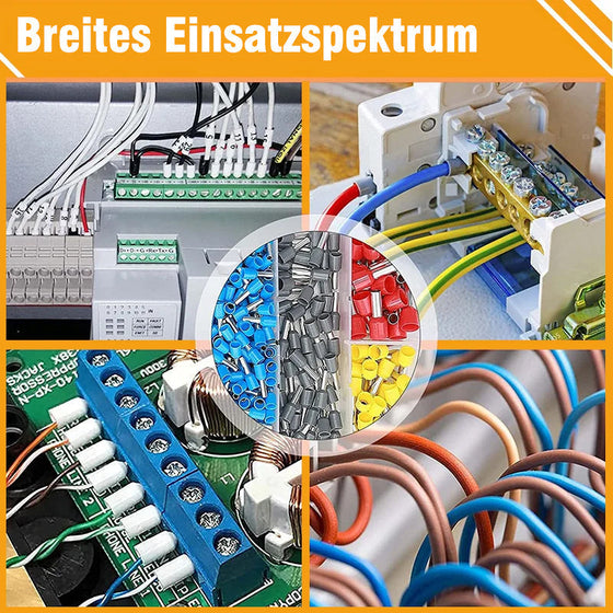 Crimpzangen-Klemmensatz