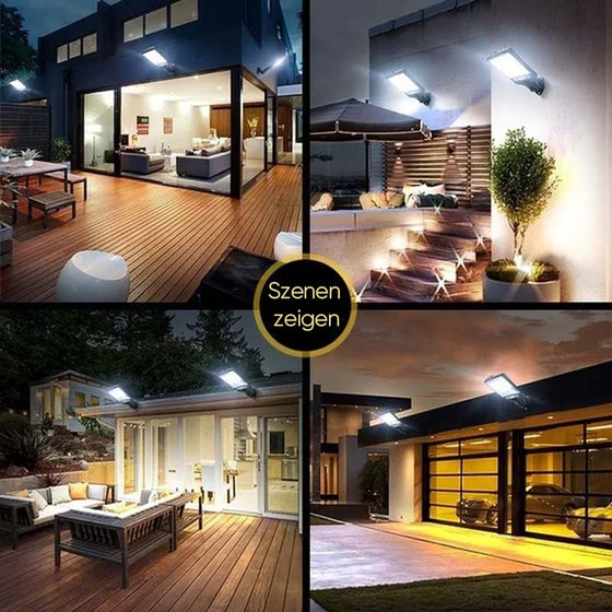 Solar-LED-Lampe für den Außenbereich