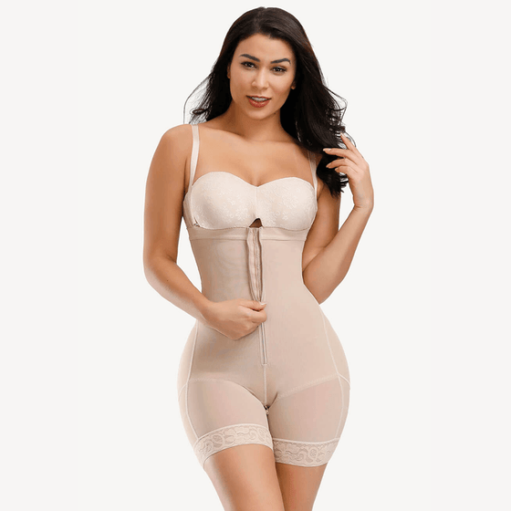 Fester Bauch-Kompressions-Bodysuit-Former mit Po-Heber