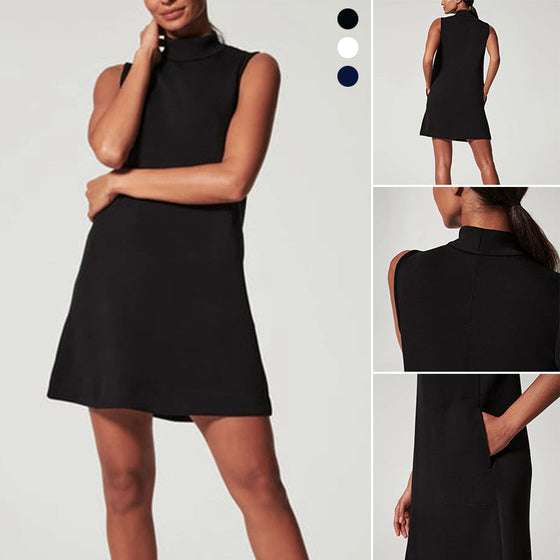 Ärmelloses Kleid mit Taschen